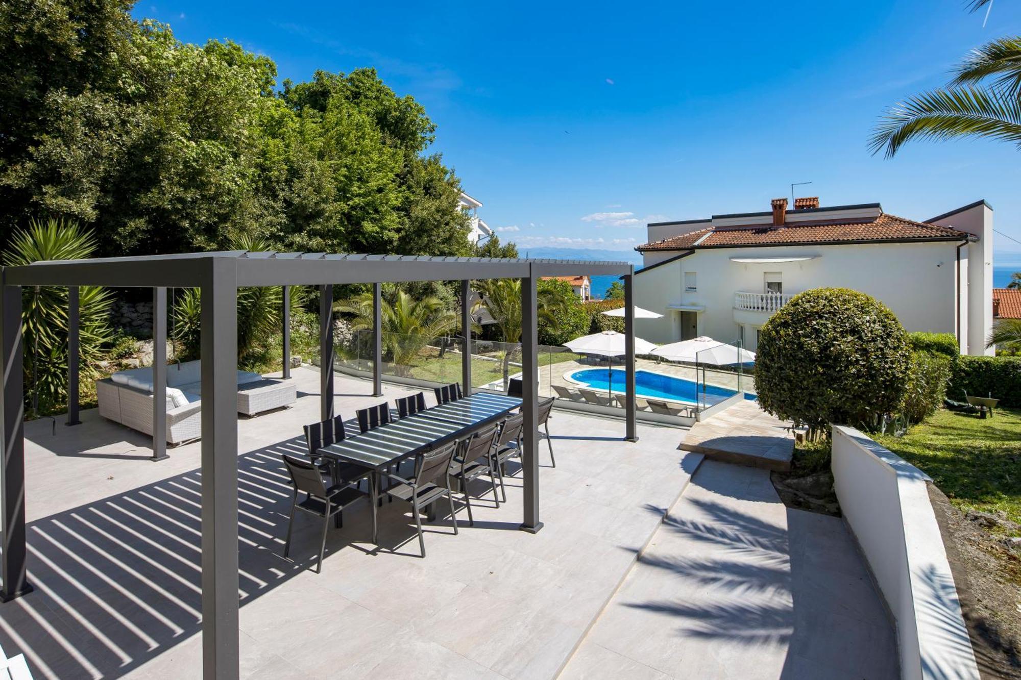 Villa Garden Apartment With Pool オパティヤ エクステリア 写真